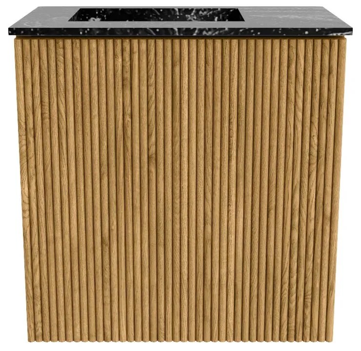 Mondiaz Joya DLux 40cm toiletmeubel oak met wastafel faye links 1 kraangat lava