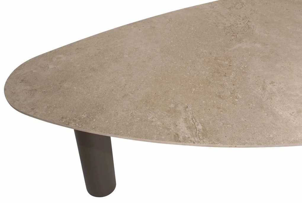 4 Seasons Outdoor Capalbio tuinset terre met Arizona tafel met keramisch blad 240 cm Tuinset   bruin weerbestendig