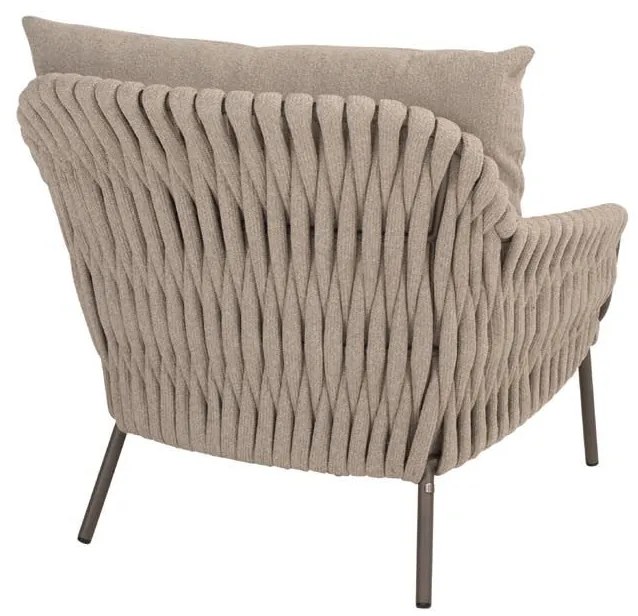 4 Seasons Outdoor Montera loungestoel terre SALE Loungestoel   bruin weerbestendig