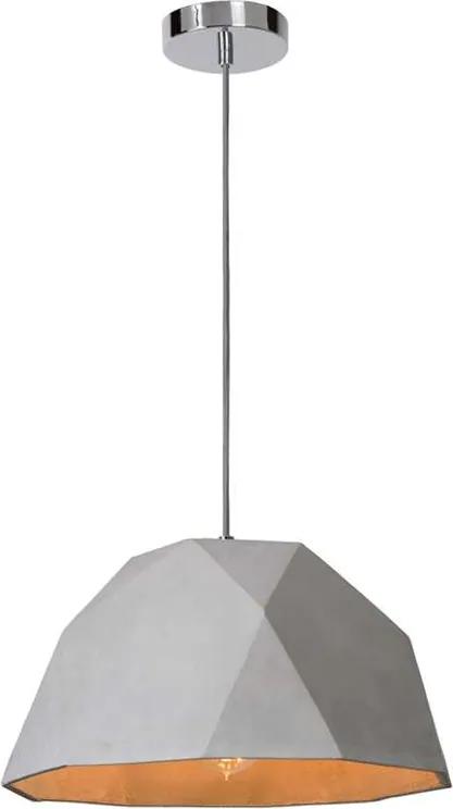 Lucide hanglamp Solo - beton - Leen Bakker