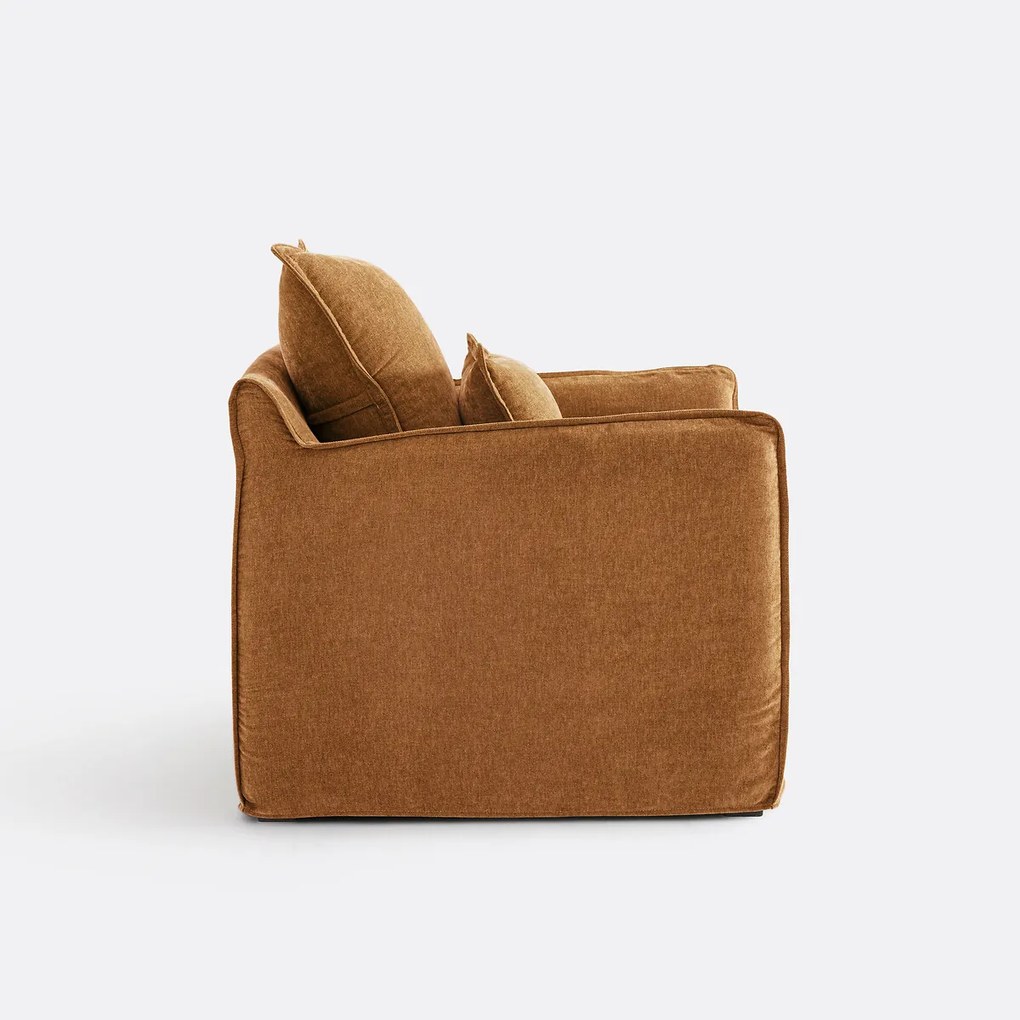 Fauteuil, afneembare hoes, in gemêleerd polyester, ODNA