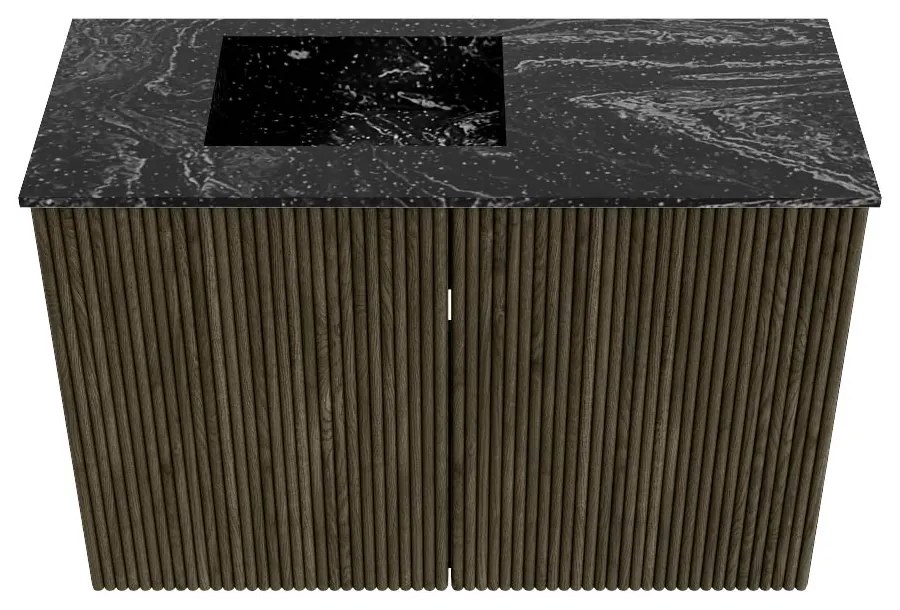Mondiaz Joya DLux 60cm toiletmeubel shadow met wastafel faye links 1 kraangat lava