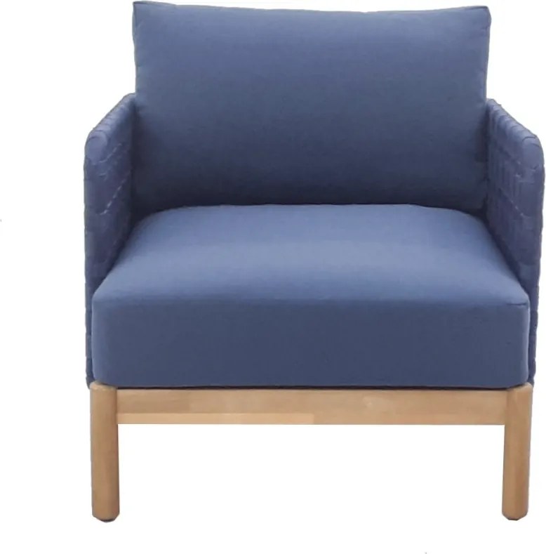 Baratti Stoel-Bank loungeset - Kolbe - 3-delig - Navy Blue - Baratti