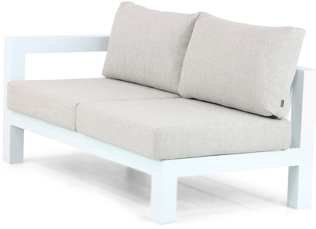 Hoek loungeset 5 personen Aluminium Wit  Lifestyle Garden Furniture Luca