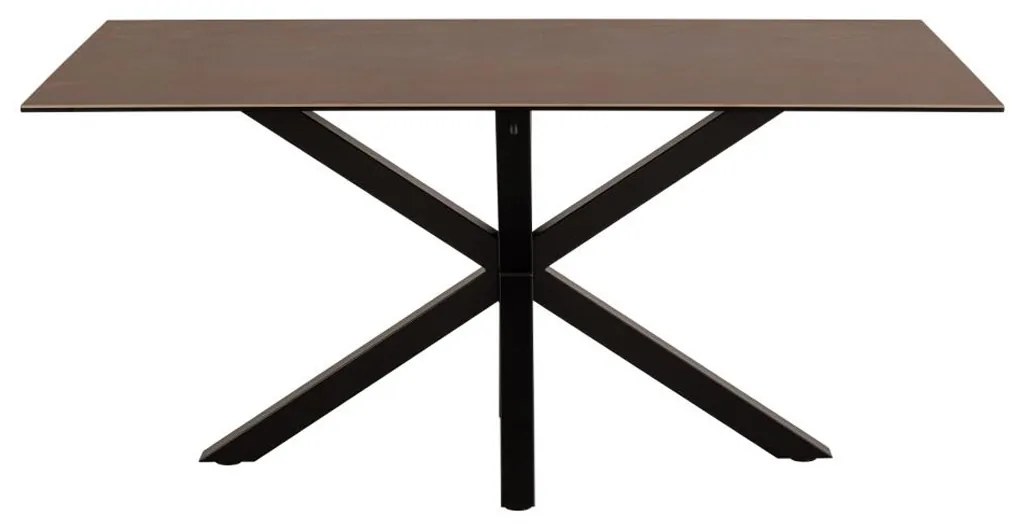 Keramische Eettafel Bruin 160x90 Cm - 160 X 90cm.