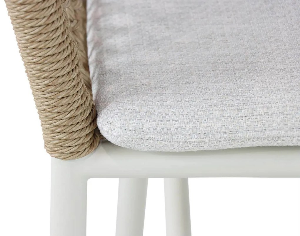 Barset 70 cm Aluminium/wicker Taupe 2 personen Coco Bali/Como