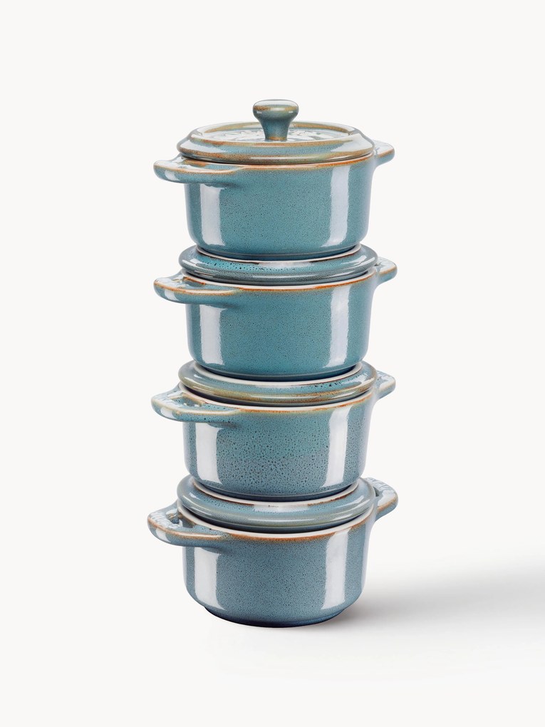 Kleine stoofpotjes Mini Cocotte, 4-delig