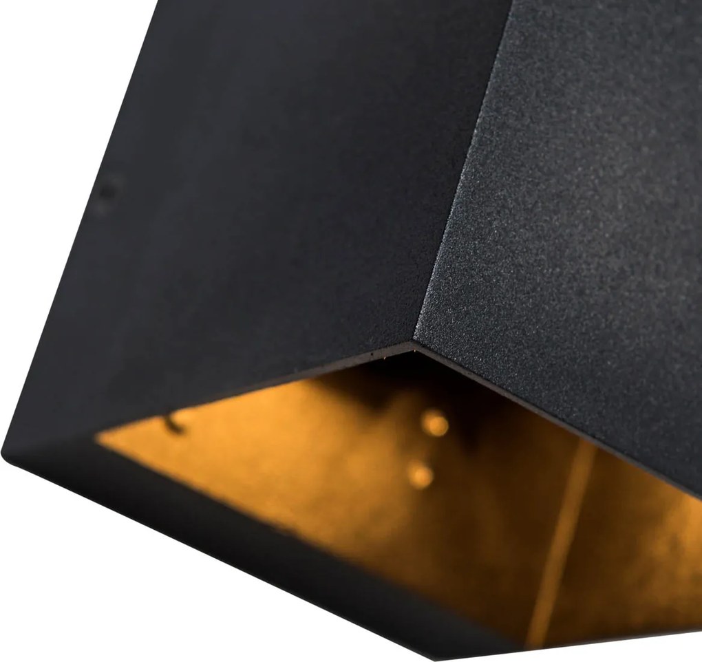 Smart wandlamp zwart 8 cm incl. Wifi G9 - Transfer