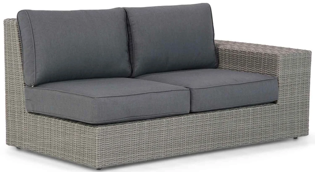 Hoek loungeset 5 personen Wicker Grijs Garden Collections Oxford