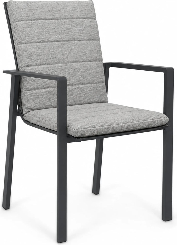 Tuinstoel Aluminium Grijs-antraciet Lifestyle Garden Furniture Timo antraciet/earth