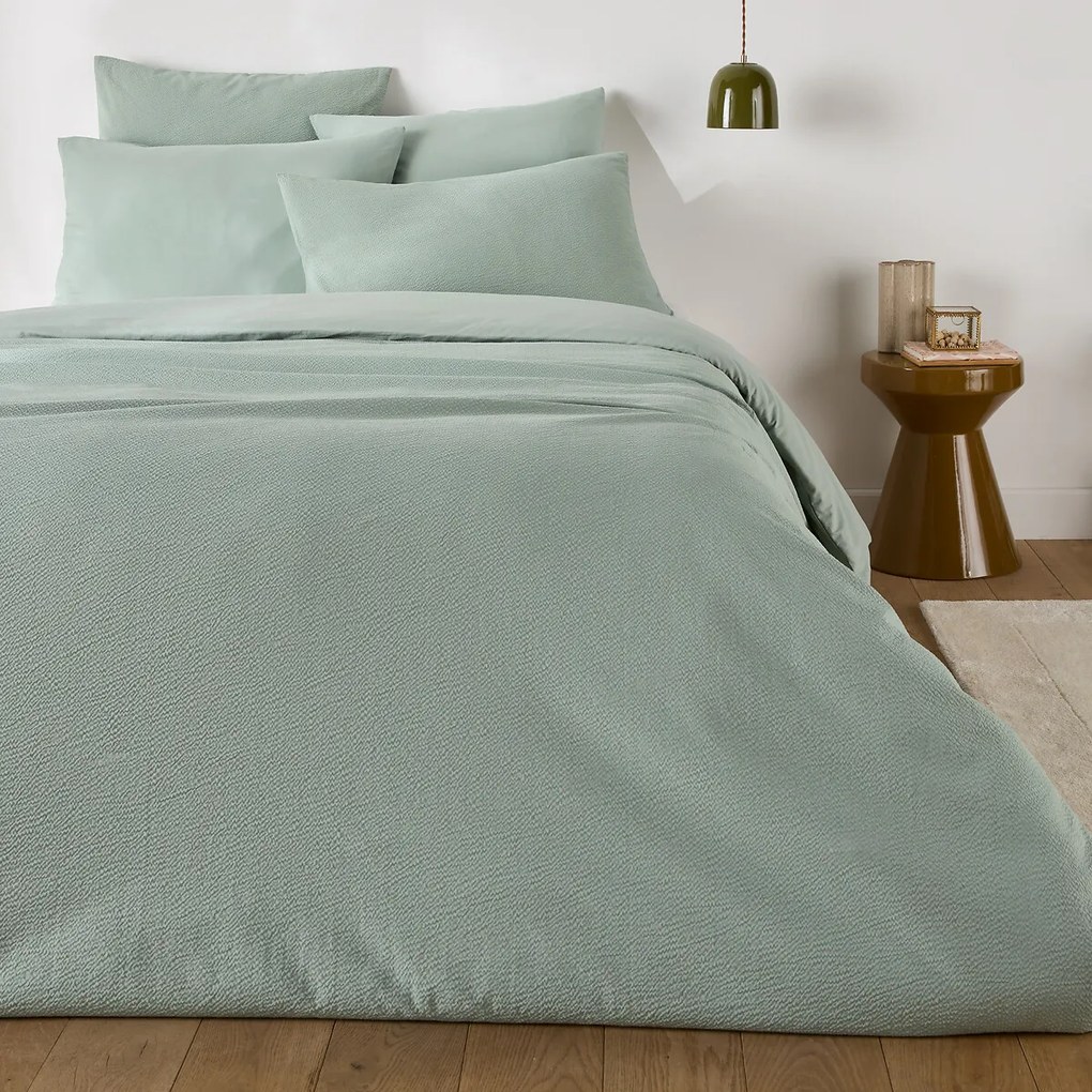 Kussensloop in gewassen katoen, Seersucker