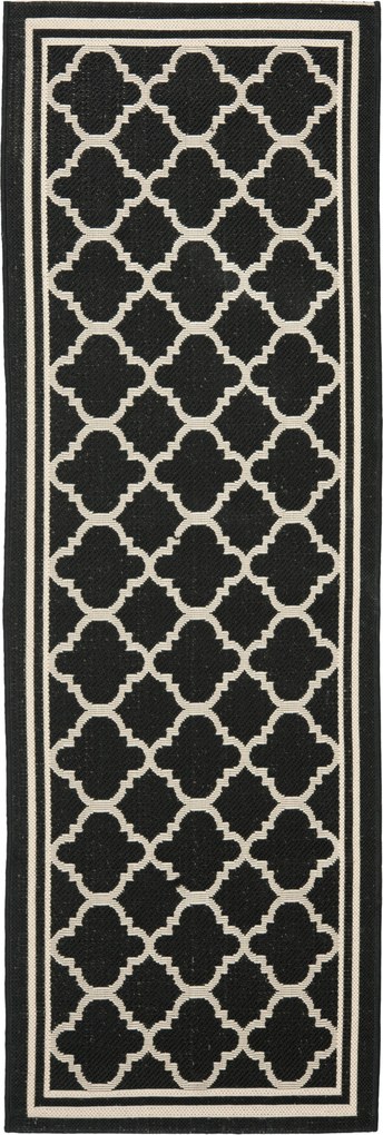 Safavieh | In- & outdoor vloerkleed Bleeker 120 x 180 cm zwart, beige vloerkleden polypropyleen vloerkleden & woontextiel vloerkleden