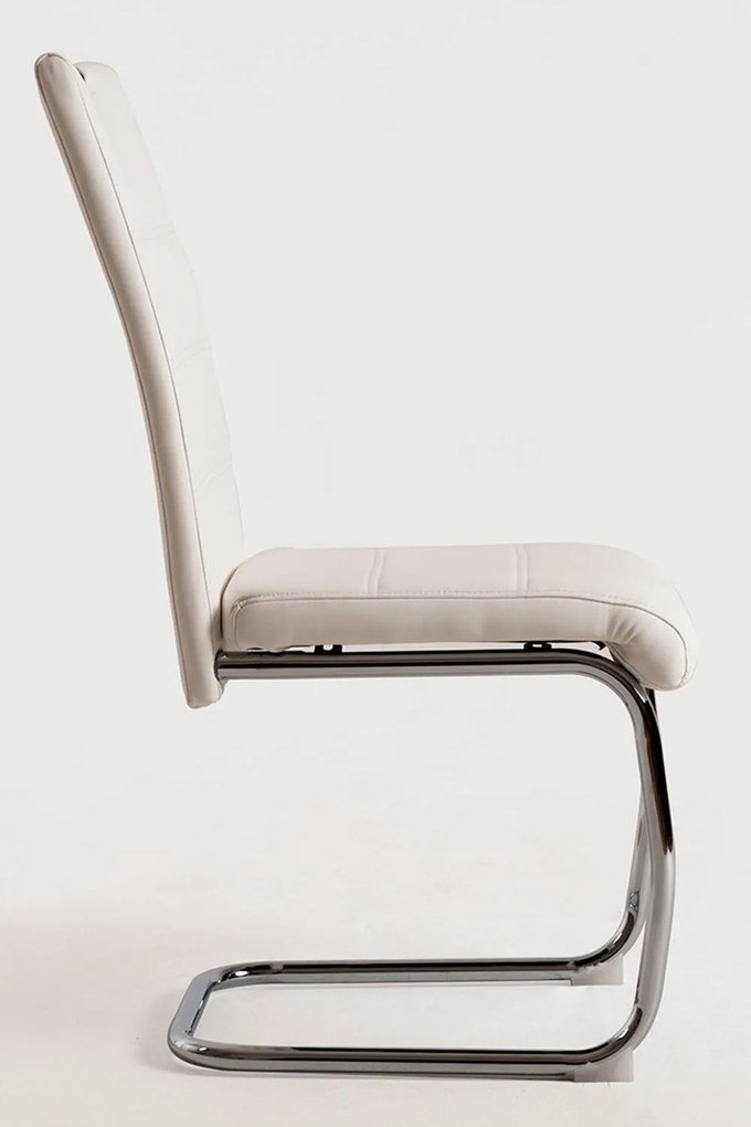 Set 4 Hallen Kunstlederen Stoelen