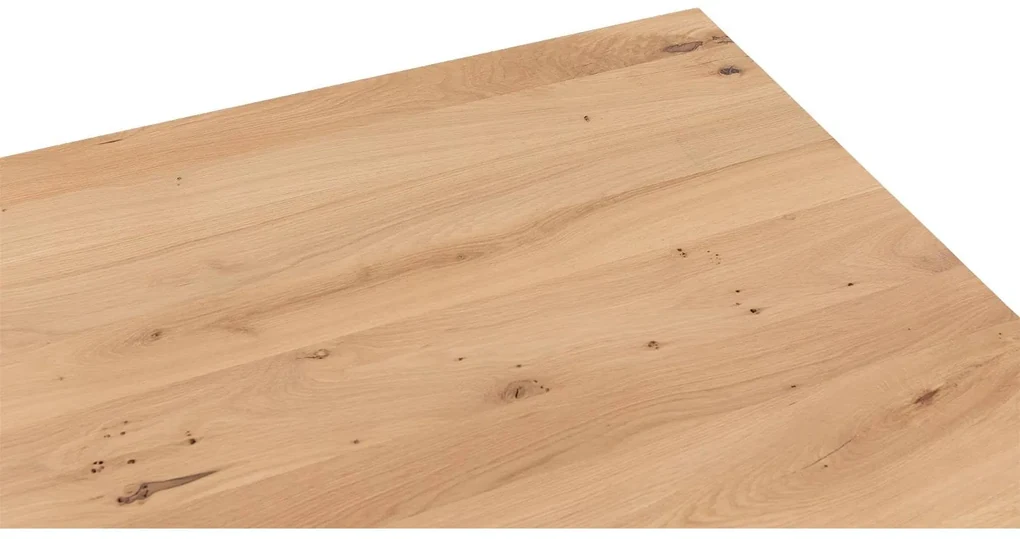 Goossens Eettafel Blade, Strak blad 200 x 100 cm 6 cm dik