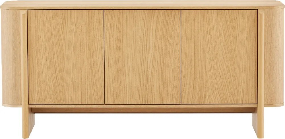 Eiken Dressoir Scandinavisch - 160x42x75cm.