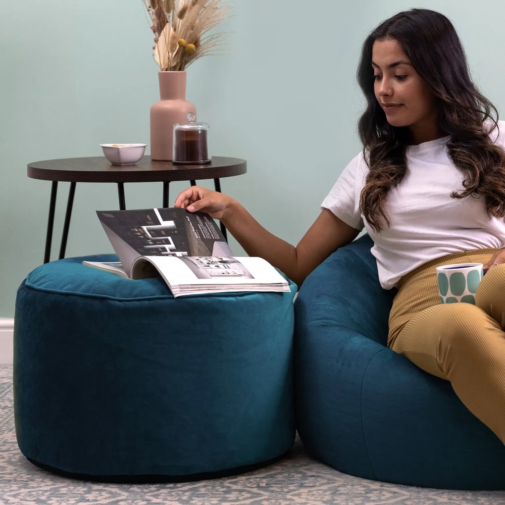 Milano Velvet Bean Bag Pouffe