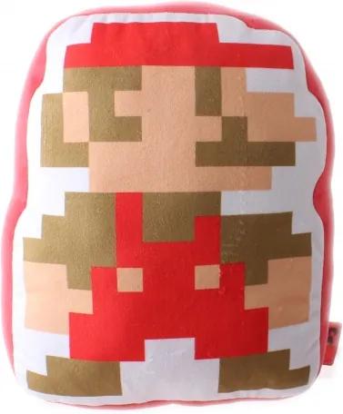 Kussen Super Mario Bros: Mario 8 Bit rood 29 cm