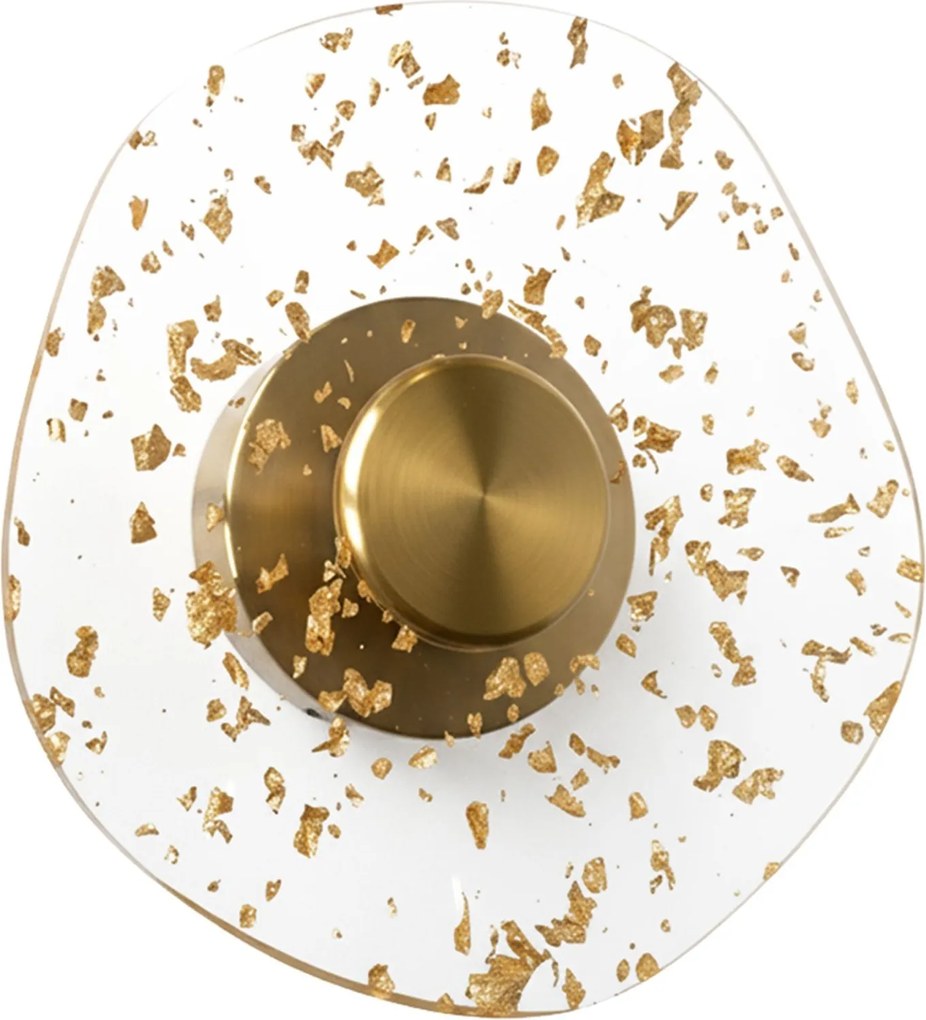 Wandlamp LED APP1794-W Brush Gold