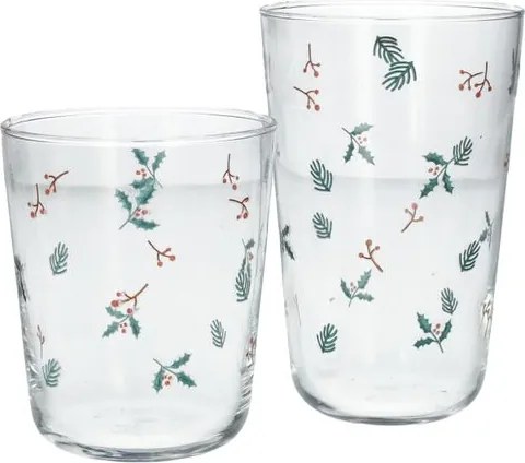 Hoog glas, kersttakjes, 400 ml