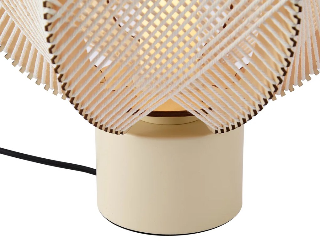 Japandi tafellamp beige 32cm - Gertie