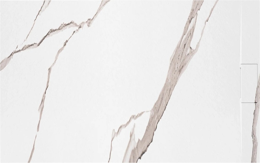Douchebak Rea Bazalt CARRARA WHITE 90x120