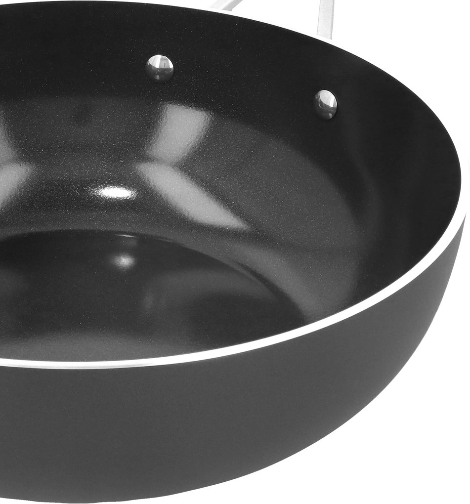 Demeyere Alu Industry 3 Ceramic Wok vlakke bodem Ceraforce 28 cm - Alu Industry 3 Ceramic - Demeyere