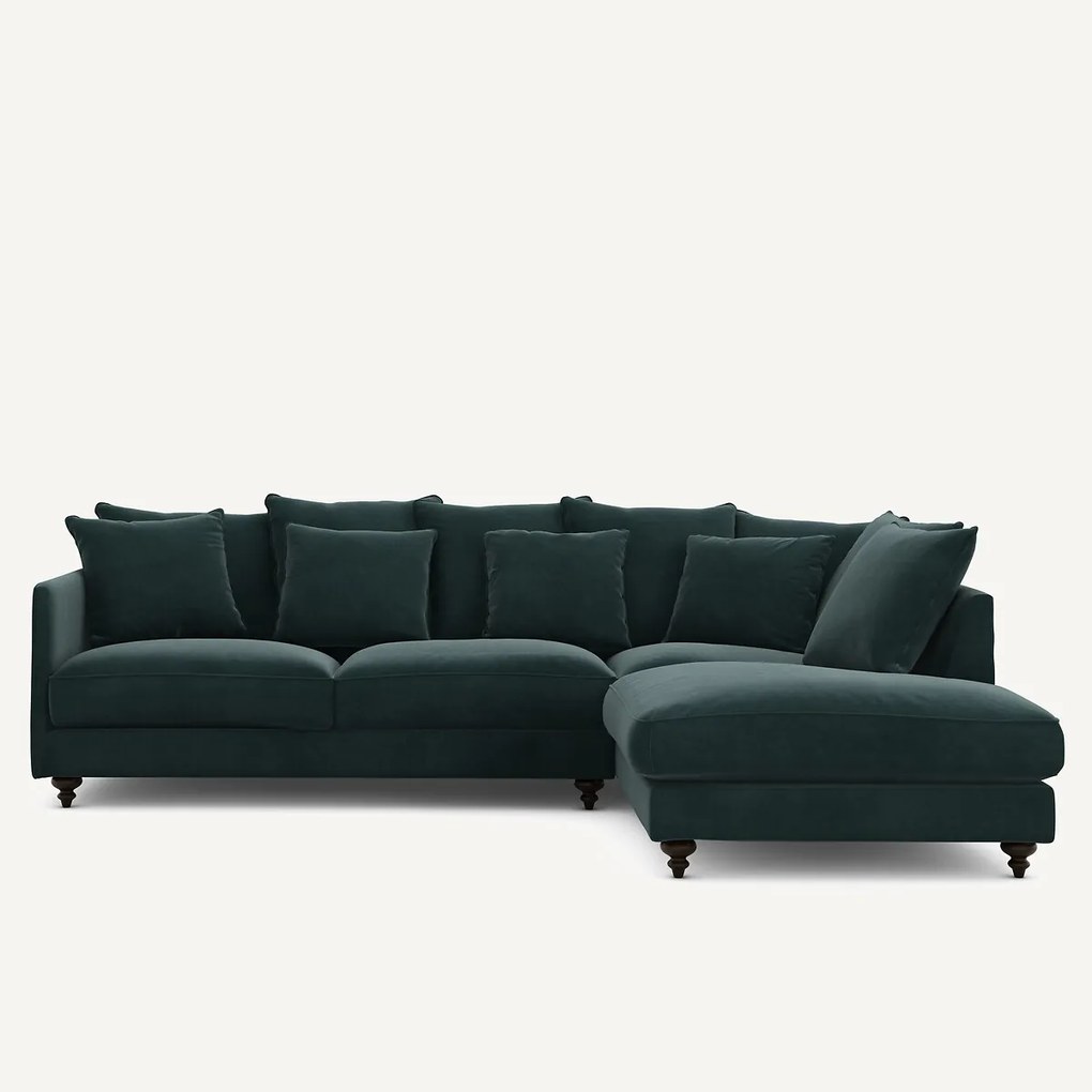 Fluwelen hoekslaapbank, Lazare