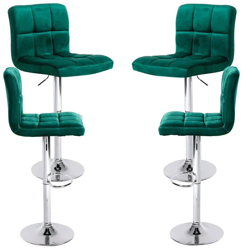 Pack 4 Taburetes Casper Terciopelo