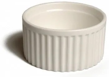 Souffléschaaltje/ ramekin, porselein, Ø 8 cm