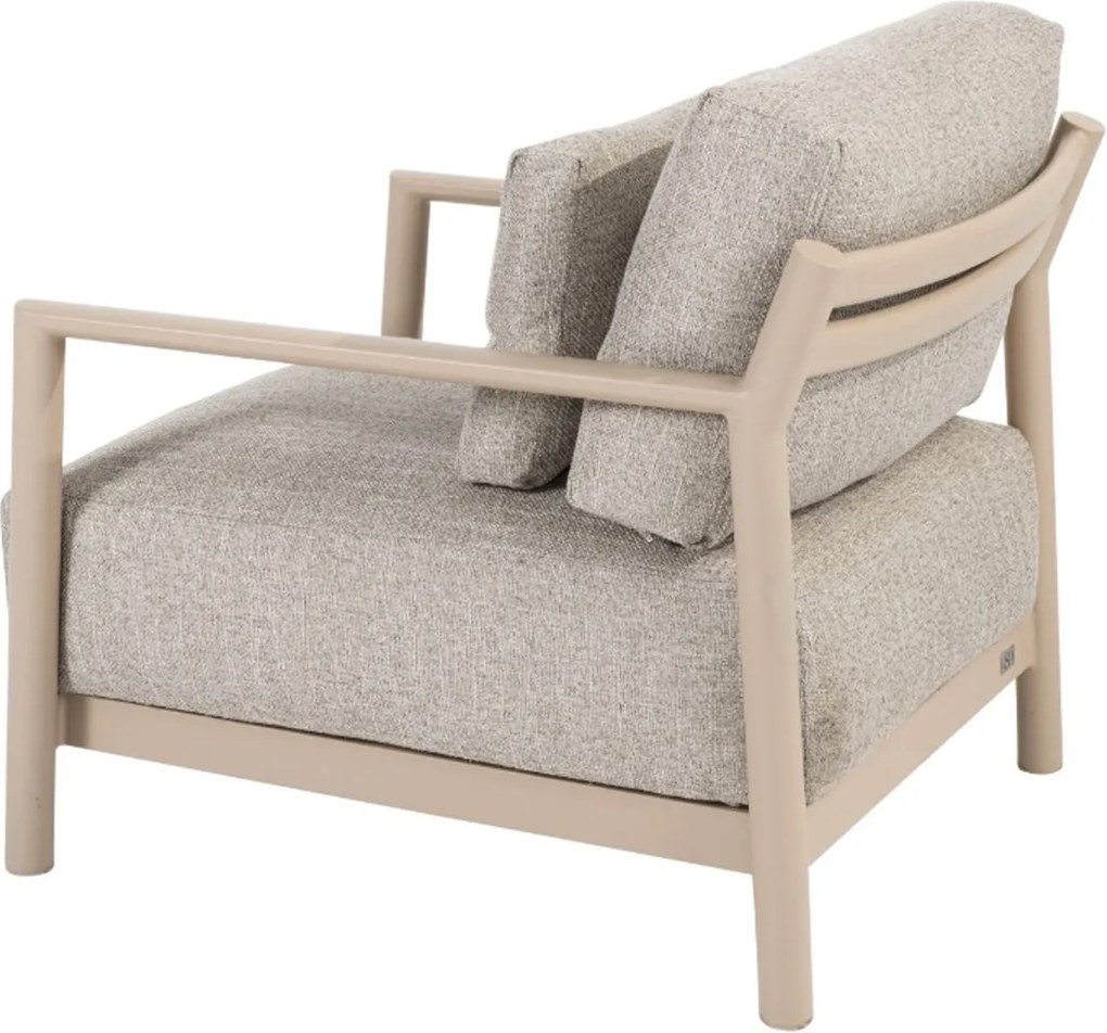 Tuinstoel Aluminium Zand/Beige 4 Seasons Mykonos  latte