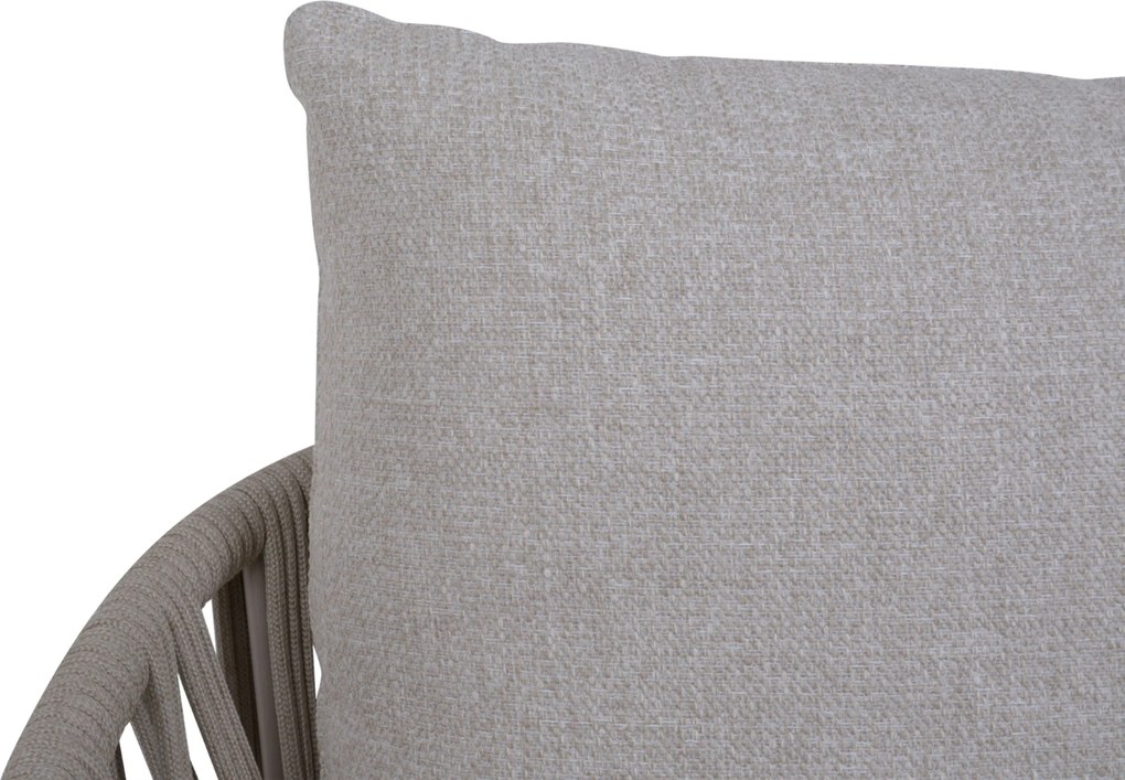 Stoel en Bank Loungeset 5 personen Rope Taupe  4 Seasons Outdoor Calma/Toscane