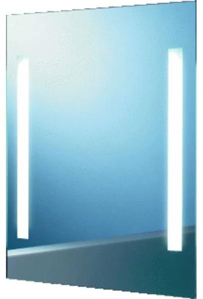 Silkline Duplice Spiegel H70xB130cm LED 230V rechthoek met verlichting RVS Satinox 620229