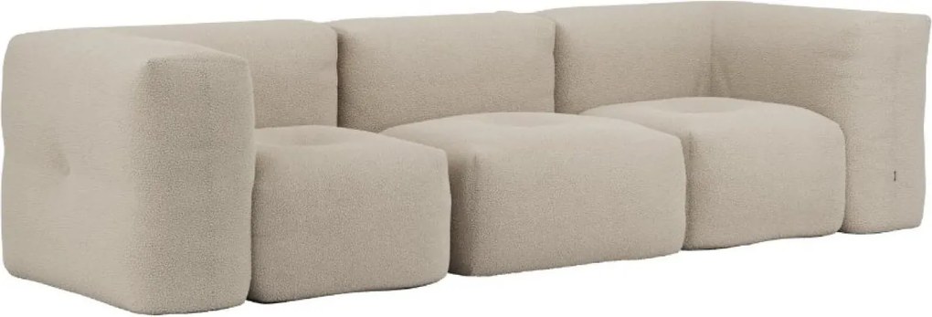 Soft Zitzak Indoor 3 Seater - Teddy Beige