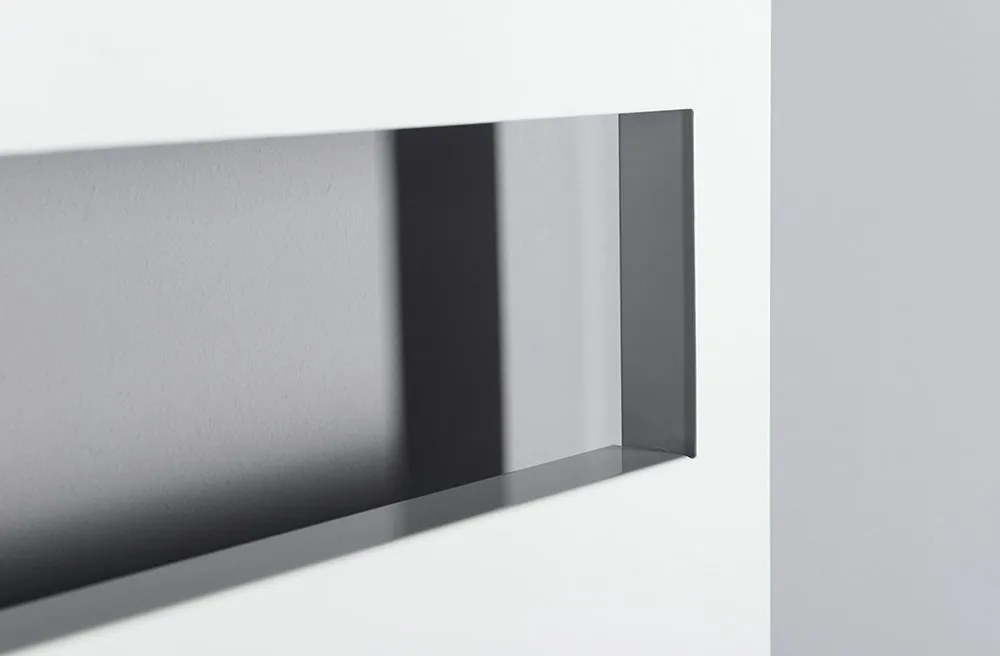 Aqualine Orlando plaat radiator 60x162cm wit 611Watt