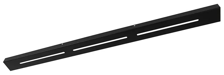 Eettafel / Eetkamer Plafondplaat zwart 120cm voor 2, 3 of 5 hanglampen Binnenverlichting Lamp