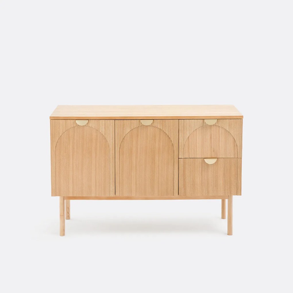 Dubbele wastafel, 2 deuren + 2 lades, Gisela