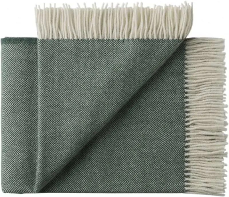 Silkeborg Uldspinderi - Plaid Donker - Groen