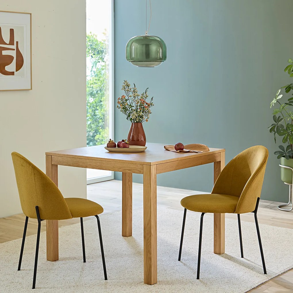 Set van 2 fluwelen stoelen, Nordie