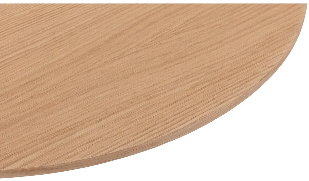 Goossens Salontafel Bo rond, hout eiken blank, modern design, 60 x 36 x 60 cm