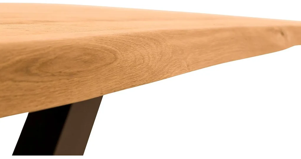 Goossens Eettafel Blade, Boomstamblad 220 x 100 cm 5 cm dik