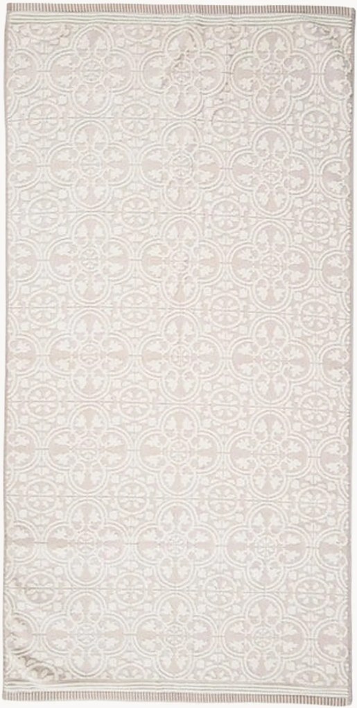 Badhanddoek Tile van velours & terrykatoen