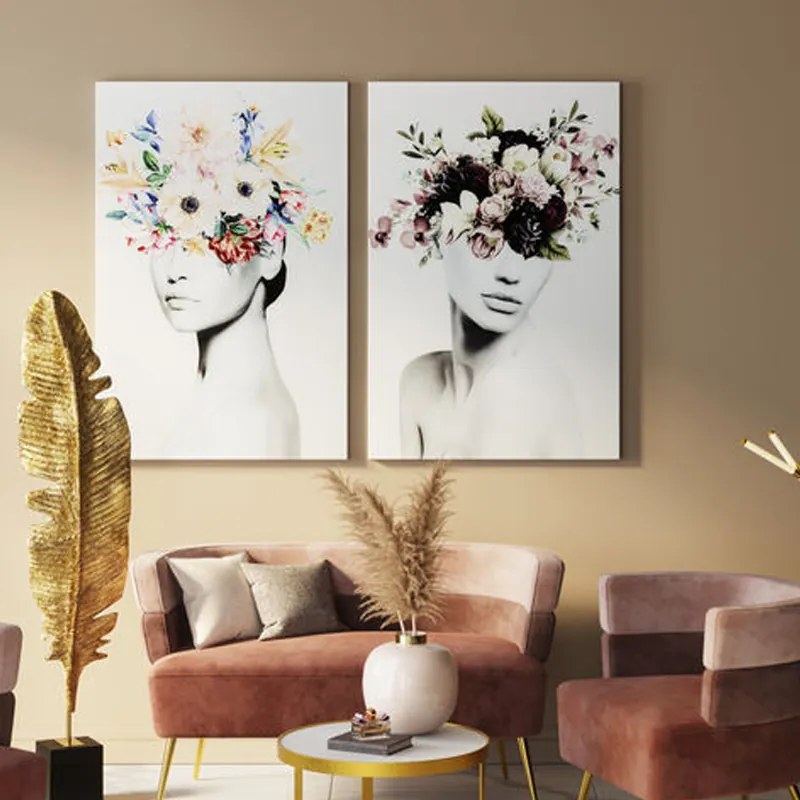 Kare Design Spring Hair Glas Schilderij