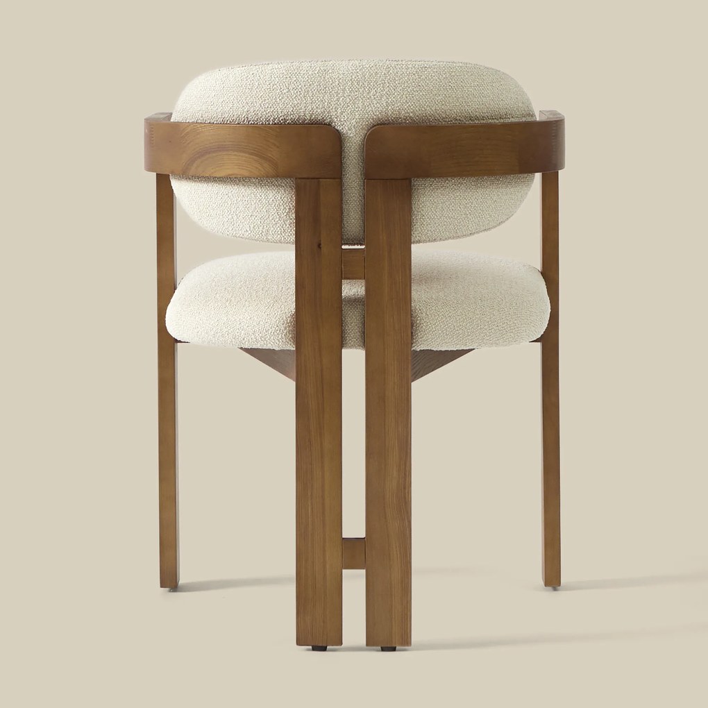 Wabi Sabi Eetkamerstoel Met Armleuning Naturel