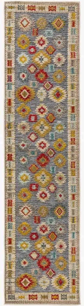 In- & outdoor hoog-laag loper Noelia