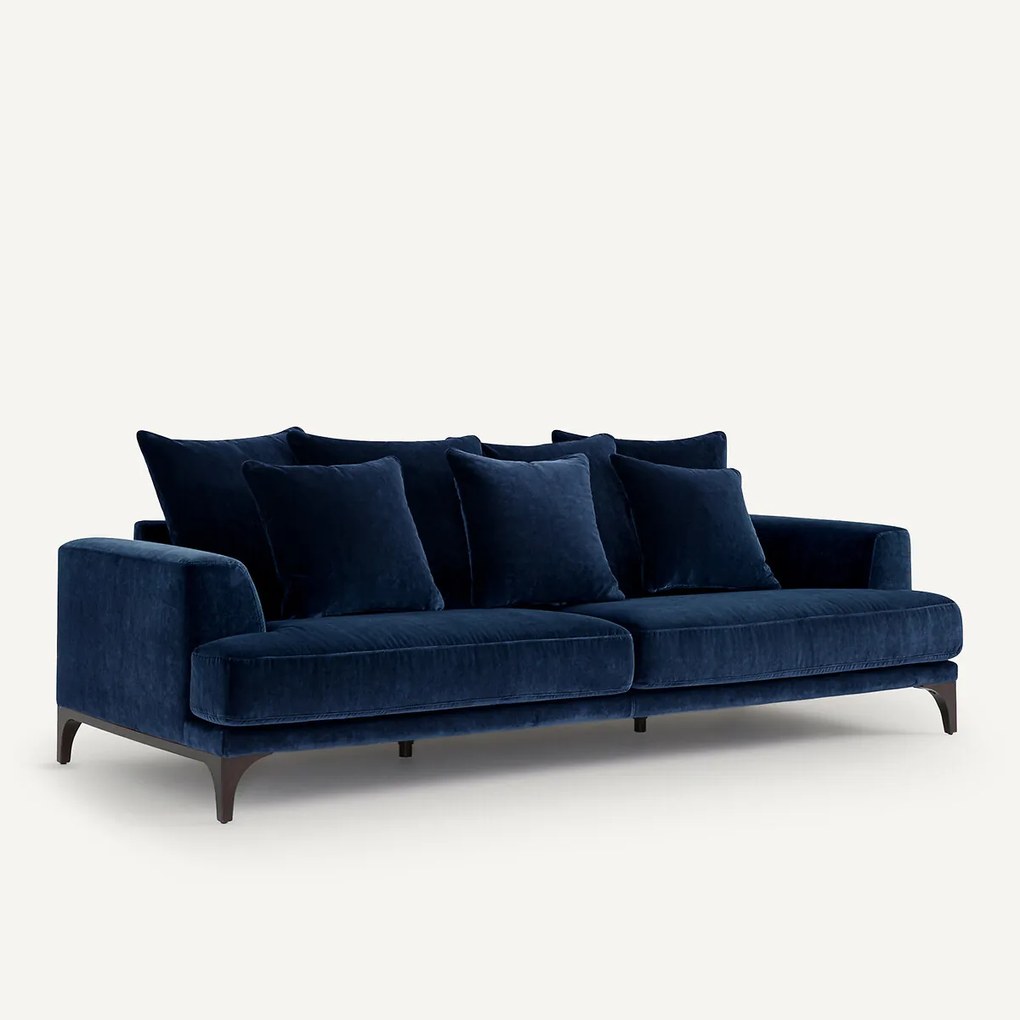 Bank, 3- of 4-zits, fluweel, ARMENTO