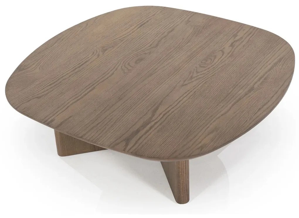 Eleonora Stef Salontafel Bruin Eiken 80 Cm - 80 X 80cm.