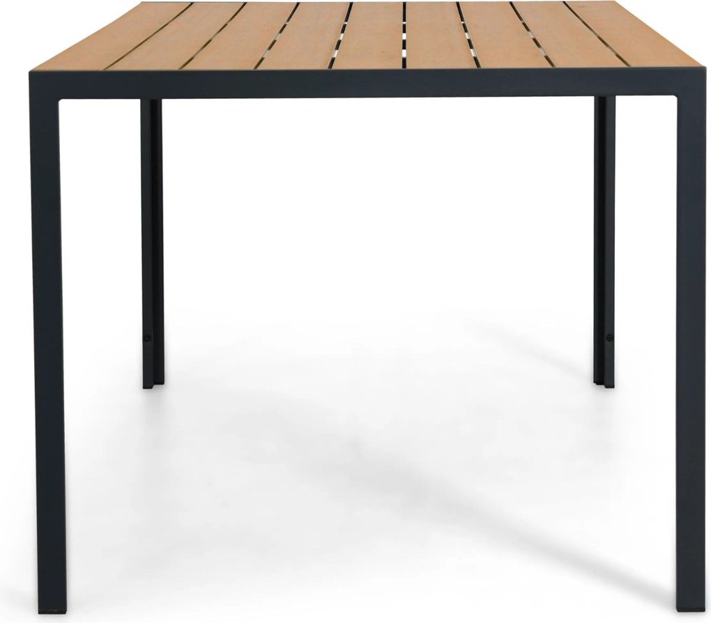 Tuinset 4 personen 150 cm Kunststof Grijs Domani Furniture Toscano/Creta