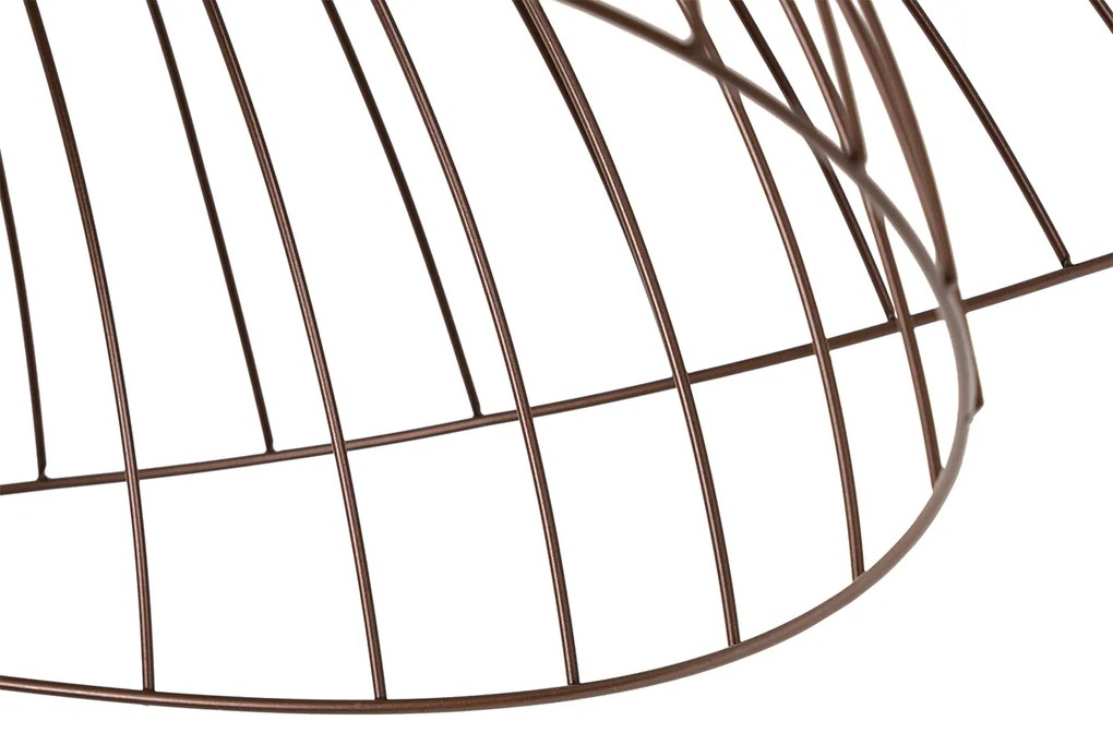 Smart plafondlamp brons met dubbele kap 45cm incl. Wifi G95 - Pua