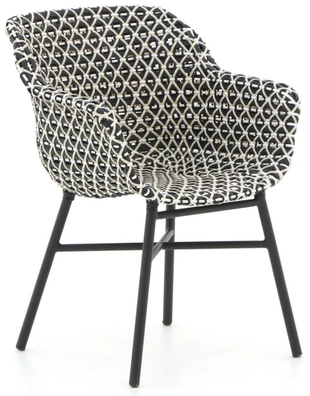 Dining tuinstoel | Hartman Delphine | Wicker (vlechtwerk) | Zwart | Kees Smit Tuinmeubelen