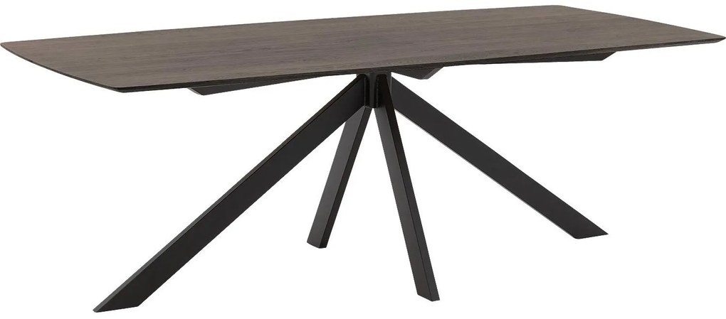 Goossens Excellent Eettafel Uniek, Semi rechthoekig 220 x 100 cm